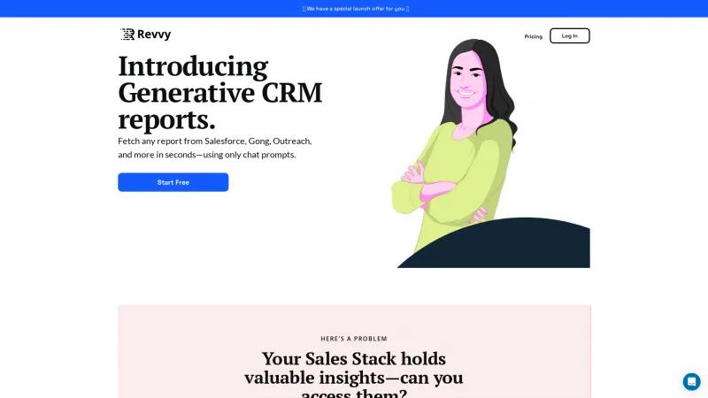 Homepage of Revvy