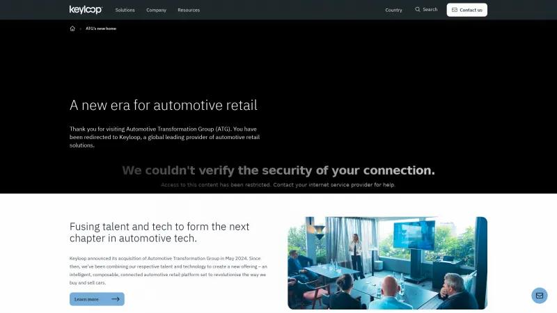 Homepage of NetDirector Auto-e