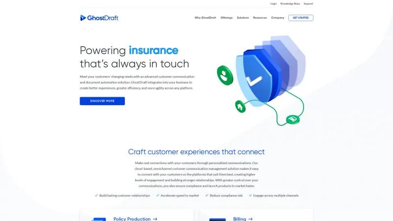 Homepage of GhostDraft