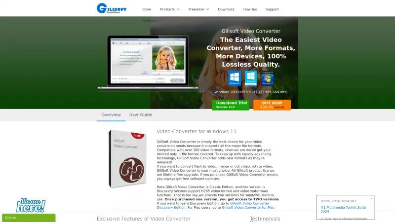 Homepage of Gilisoft Video Converter