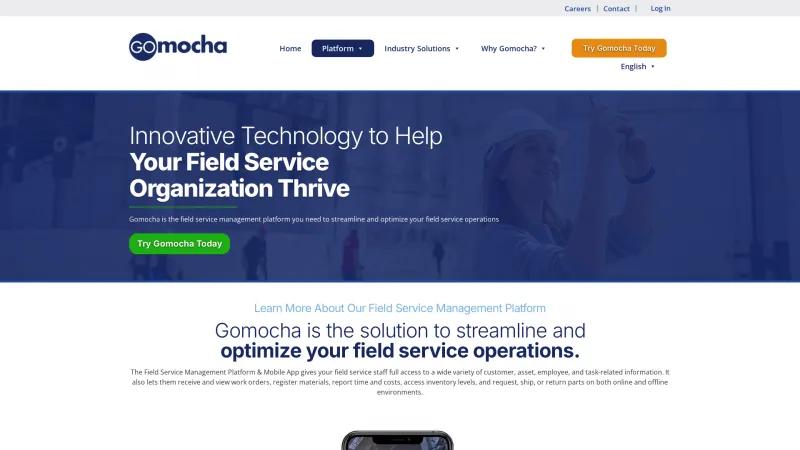 Homepage of Gomocha