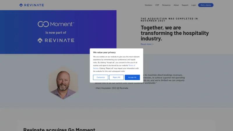 Homepage of Go Moment Ivy