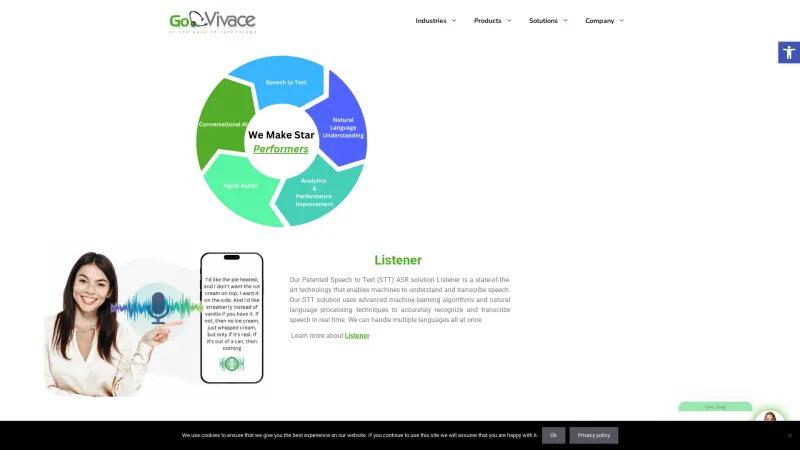 Homepage of GoVivace