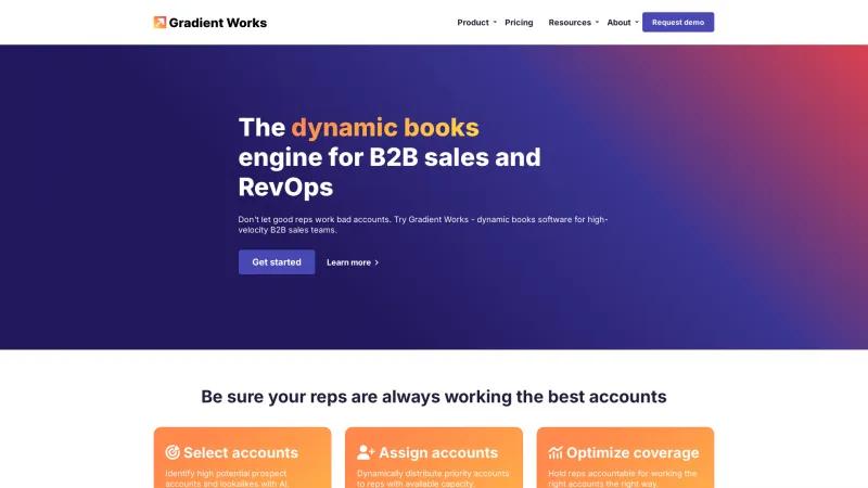 Homepage of Gradient Works