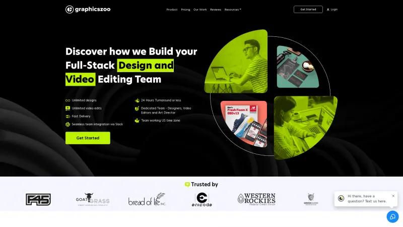 Homepage of GraphicsZoo