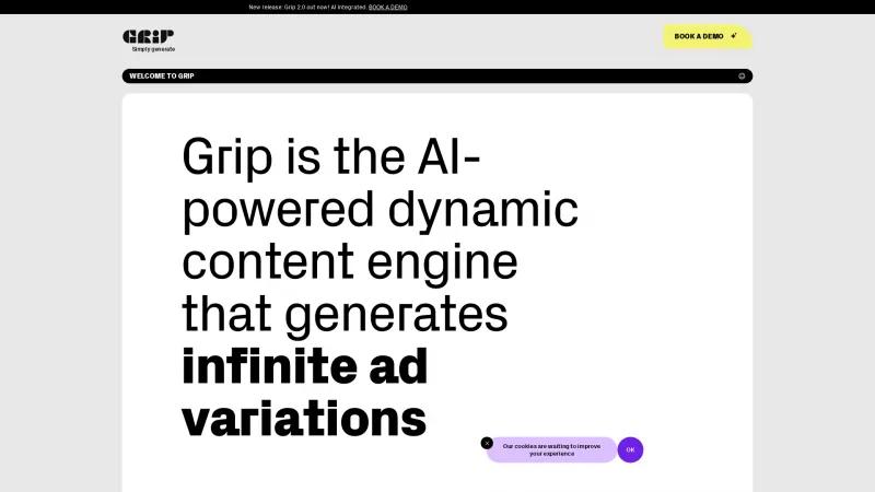 Homepage of Grip