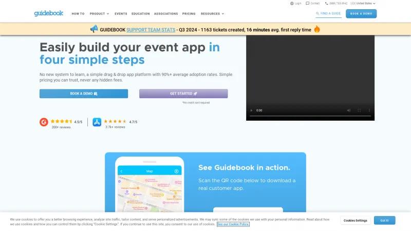 Homepage of Guidebook