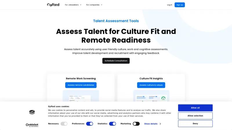 Homepage of Gyfted