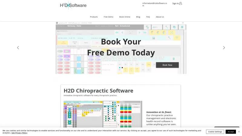 Homepage of H2D Software System