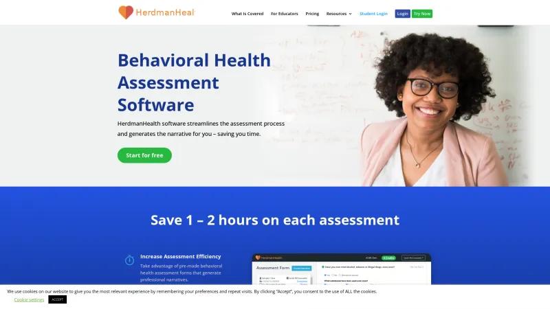 Homepage of HerdmanHealth