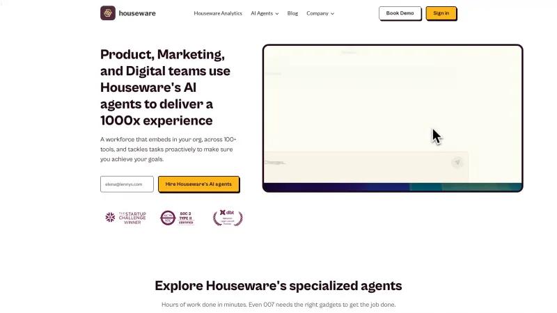 Homepage of Houseware