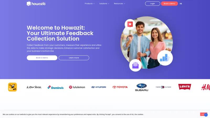 Homepage of Howazit