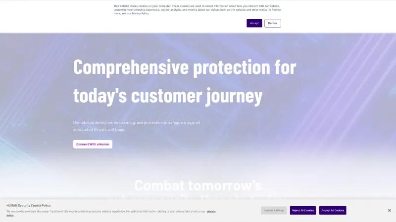 Homepage of Human Defense Platform