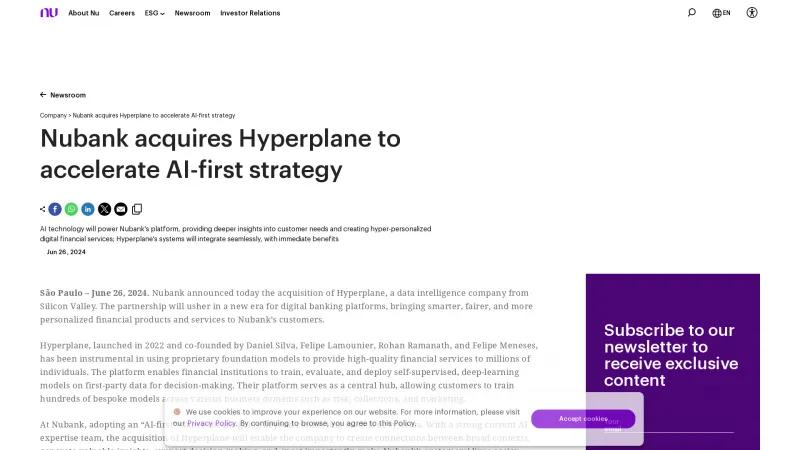 Homepage of Hyperplane