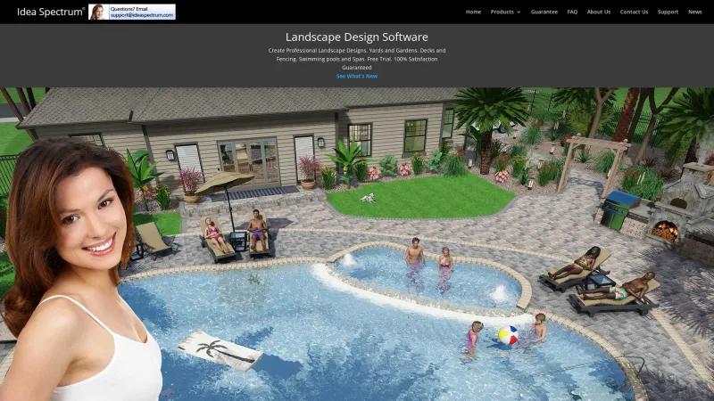 Homepage of RealTime Landscaping