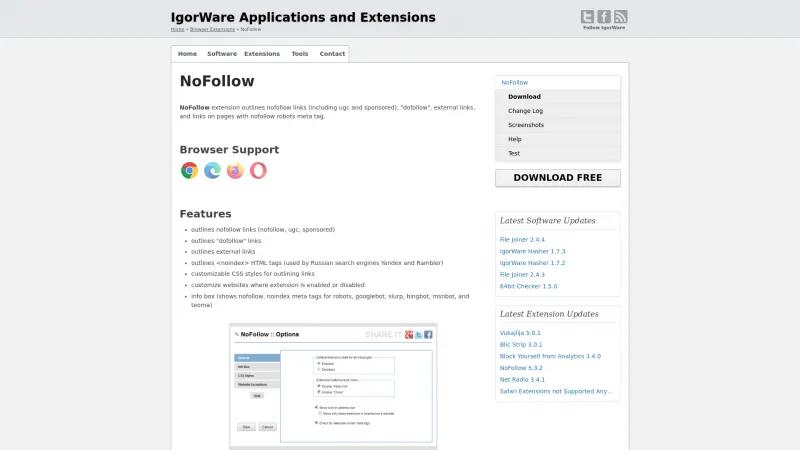 Homepage of NoFollow