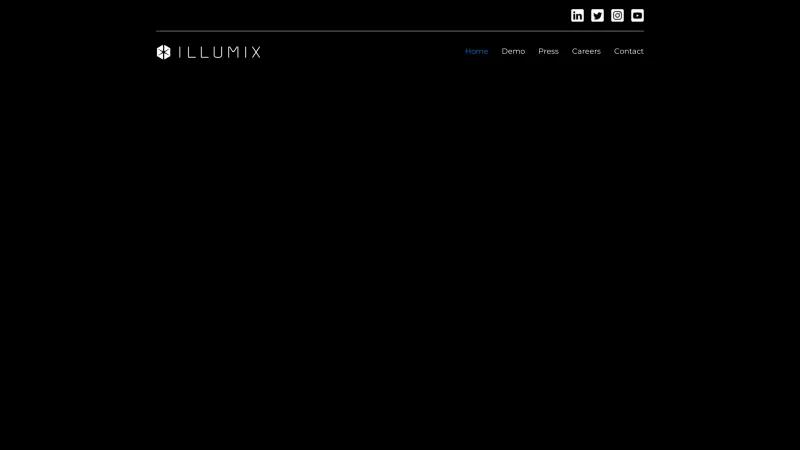 Homepage of Illumix