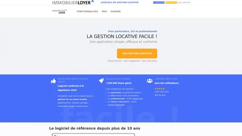 Homepage of Immobilier Loyer