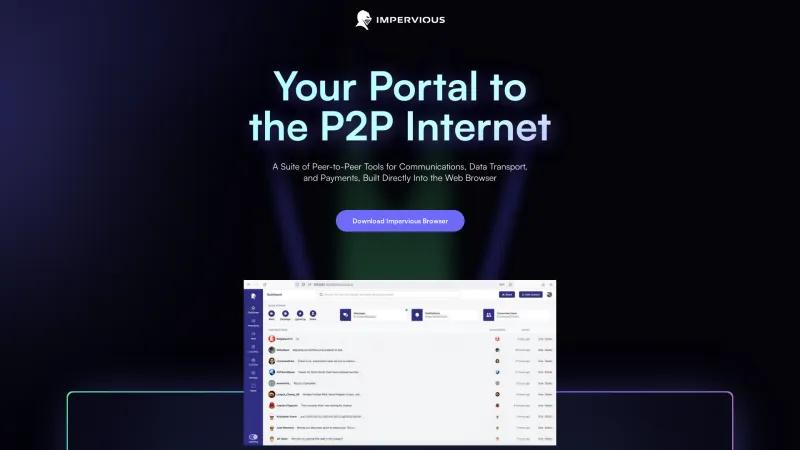 Homepage of Impervious