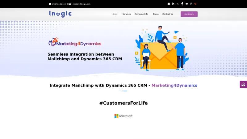 Homepage of Marketing4Dynamics