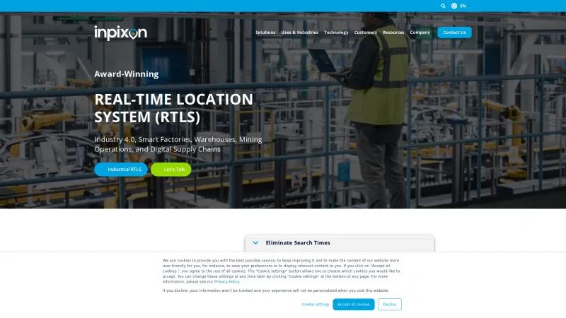 Homepage of Inpixon