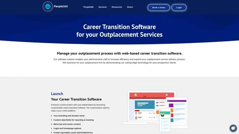 Homepage of Insala Career Transition