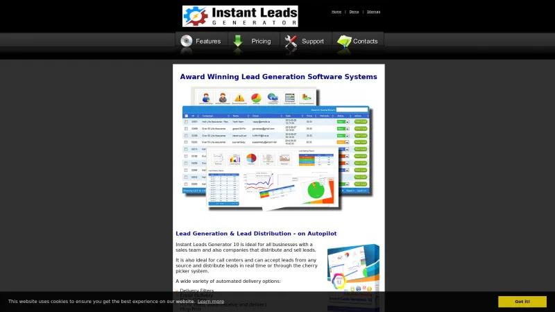 Homepage of ILEADS