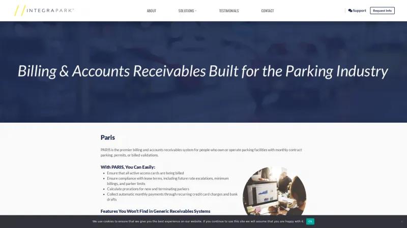 Homepage of PARIS