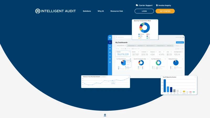 Homepage of Intelligent Audit