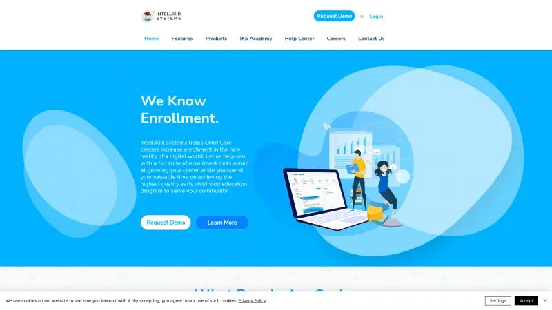 Homepage of IntelliKid Systems