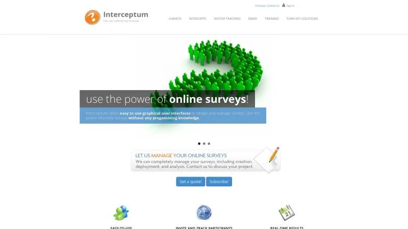 Homepage of Interceptum