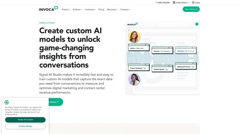 Homepage of Signal AI