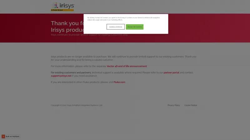 Homepage of Irisys Queue Management