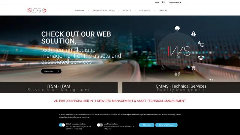 Homepage of ISILOG GROUP