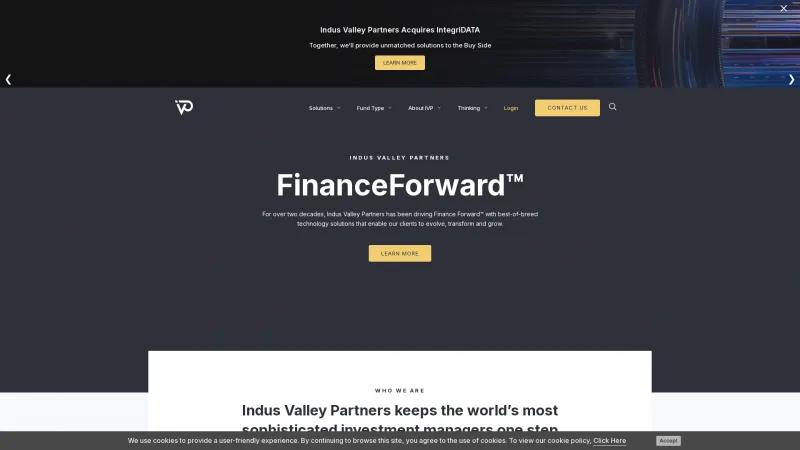 Homepage of IVP Treasury