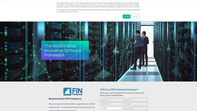 Homepage of FIN Framework