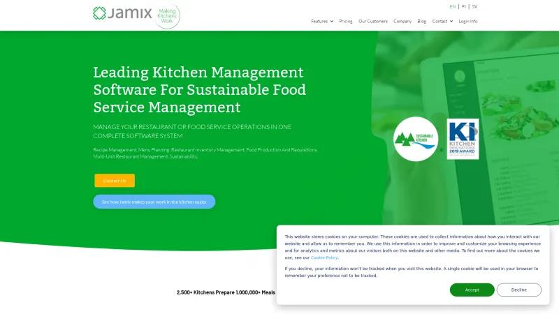 Homepage of JAMIX