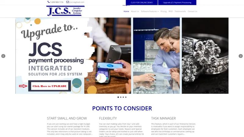 Homepage of J.C.S.