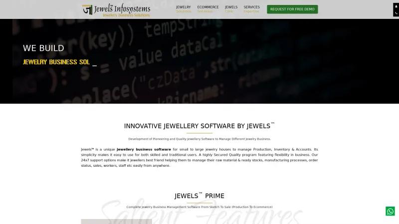 Homepage of Jewels