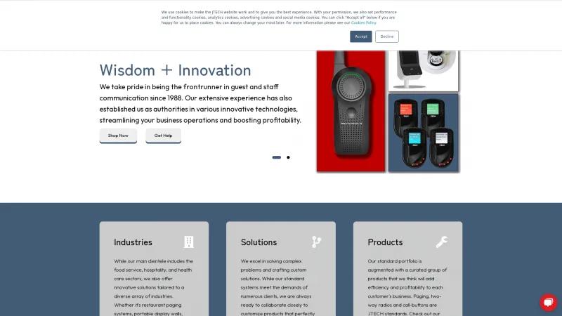 Homepage of HostConcepts