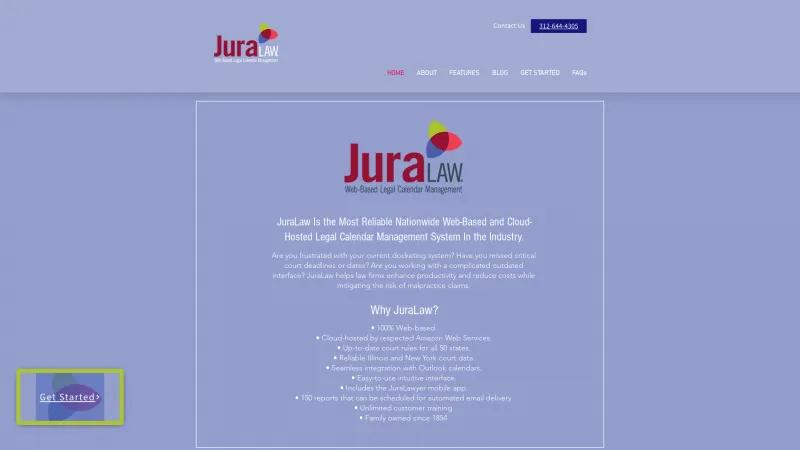 Homepage of JuraLaw