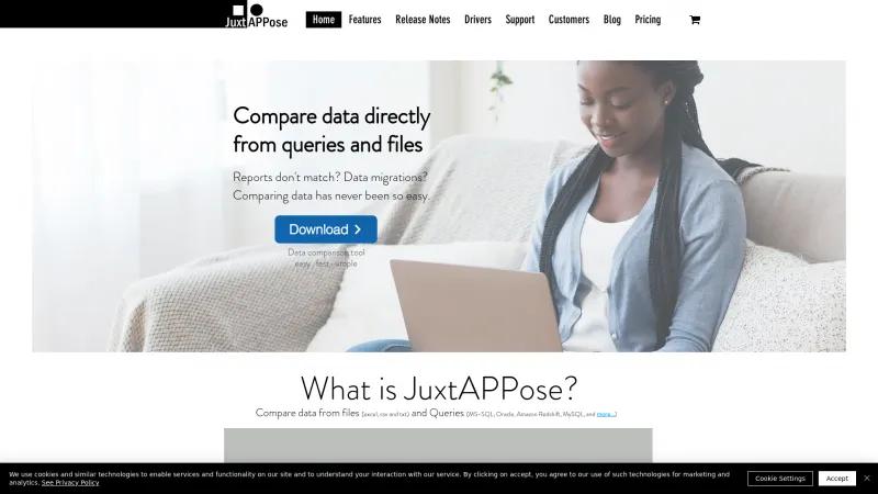 Homepage of JuxtAPPose