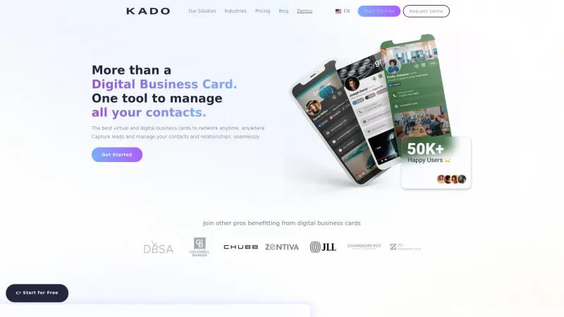 Homepage of KADO