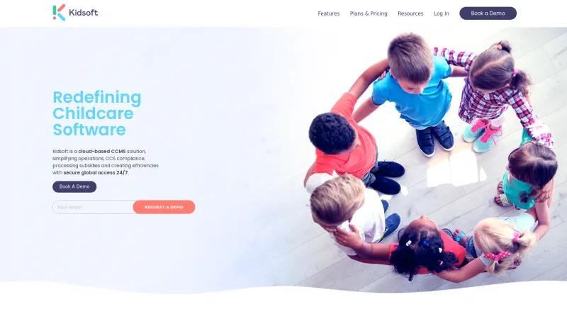 Homepage of Kidsoft