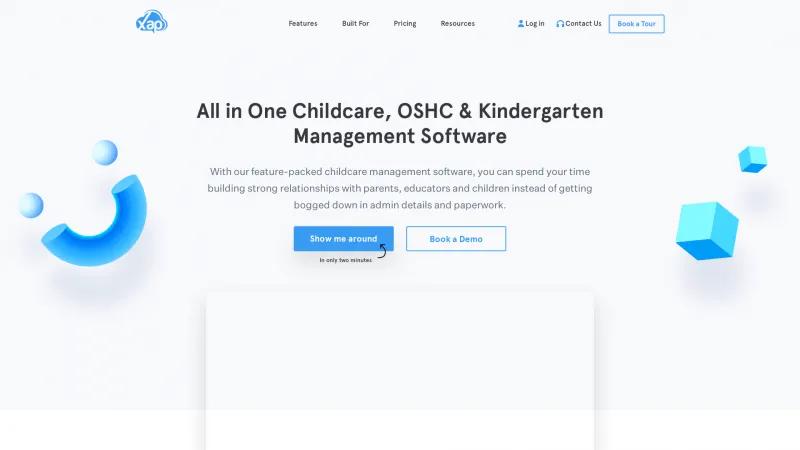 Homepage of KidsXap