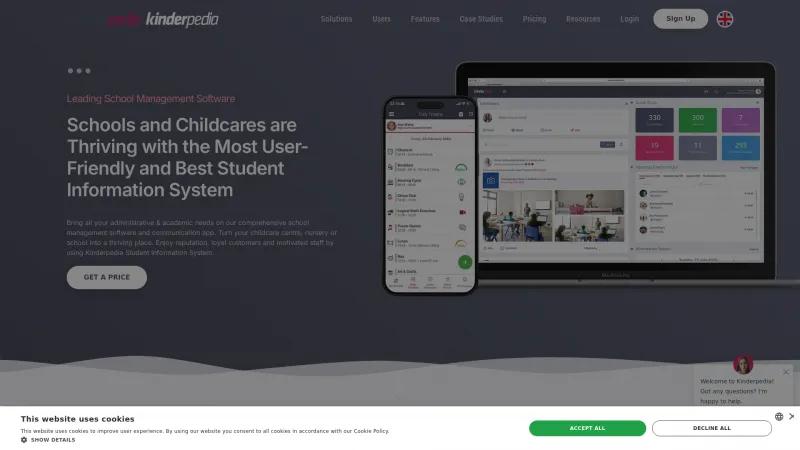 Homepage of KINDERPEDIA