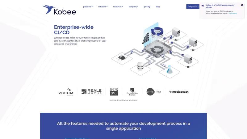 Homepage of Kobee