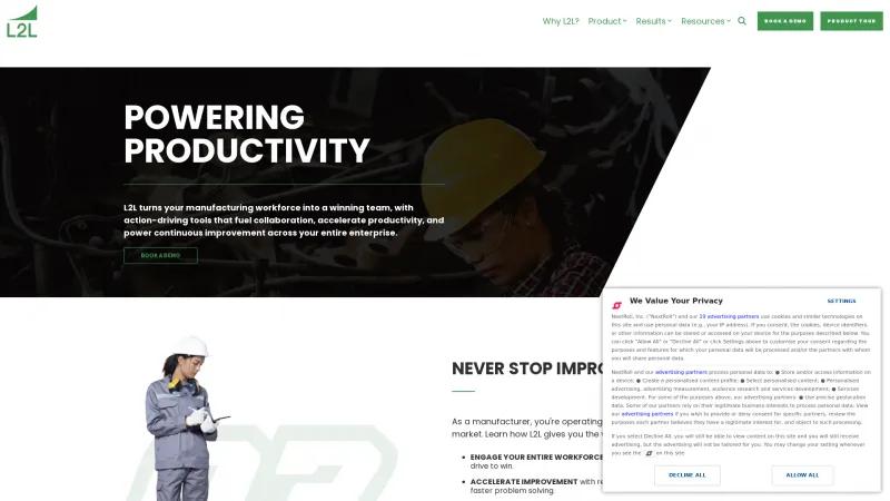 Homepage of L2L