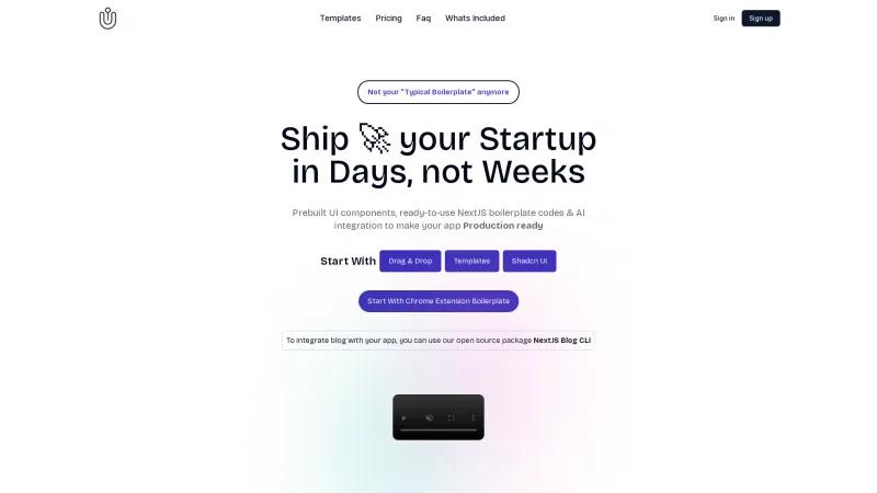 Homepage of Launchify