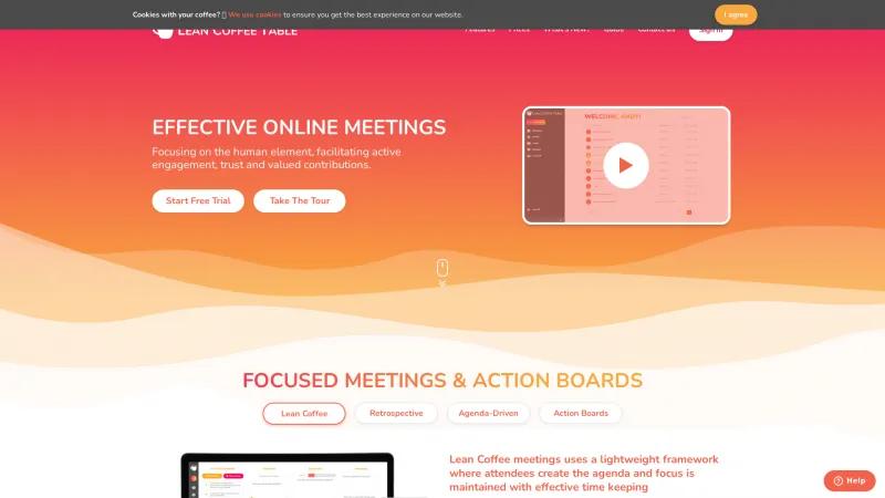 Homepage of Lean Coffee Table